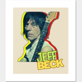Jeff Beck // Vintage Style Posters and Art